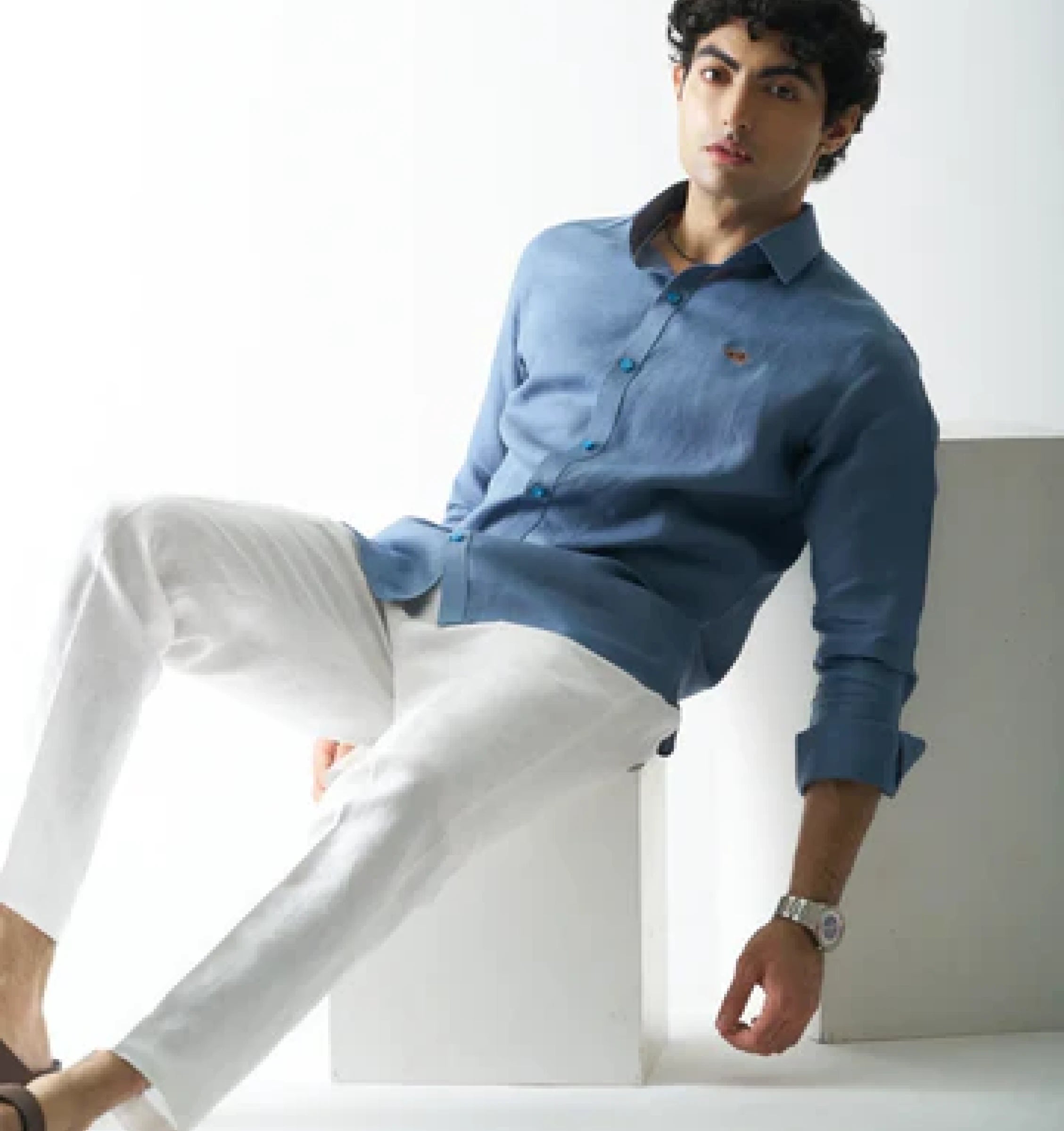 ROZZANA - FULL SLEEVE LINEN SHIRTS